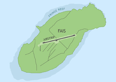 Fais Civil Airfield Map