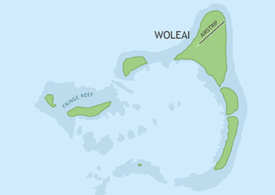 Woleai Civil Airfield Map